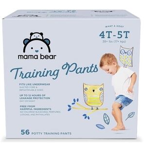 56 Potty Training Pants for toddlers 4T–5T up 38+ lbs (17kgs); 